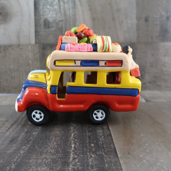 Columbia Folk Art Clay Pottery Chiva Bus Arts & Crafts Ceramic Columbian - Picture 2 of 9